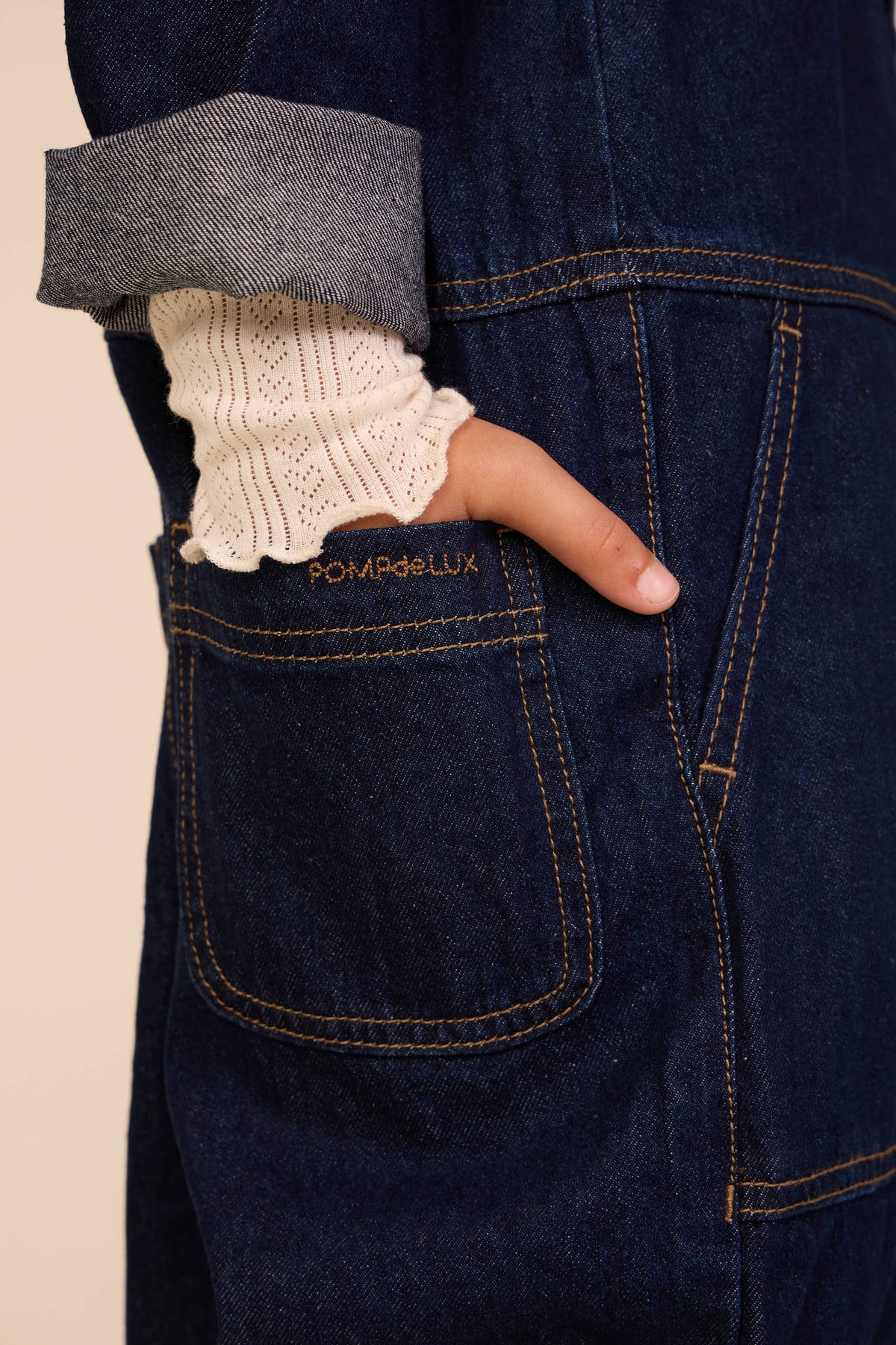 Denim Jumpsuit - Tween - Dark Blue | 101643 River