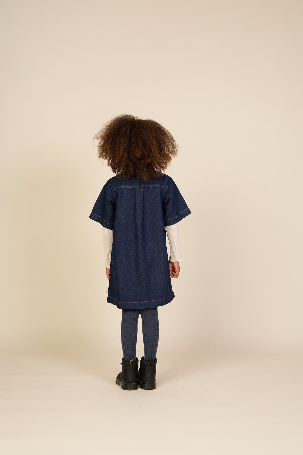 Denim Dress - Tween - Dark Blue | 101619 Alison