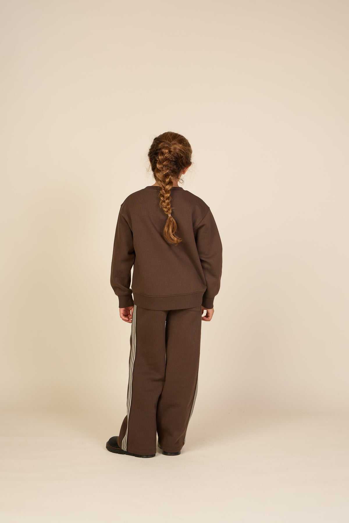 Side Tape Joggers - Tween - Dark Brown | 101631 Zoe