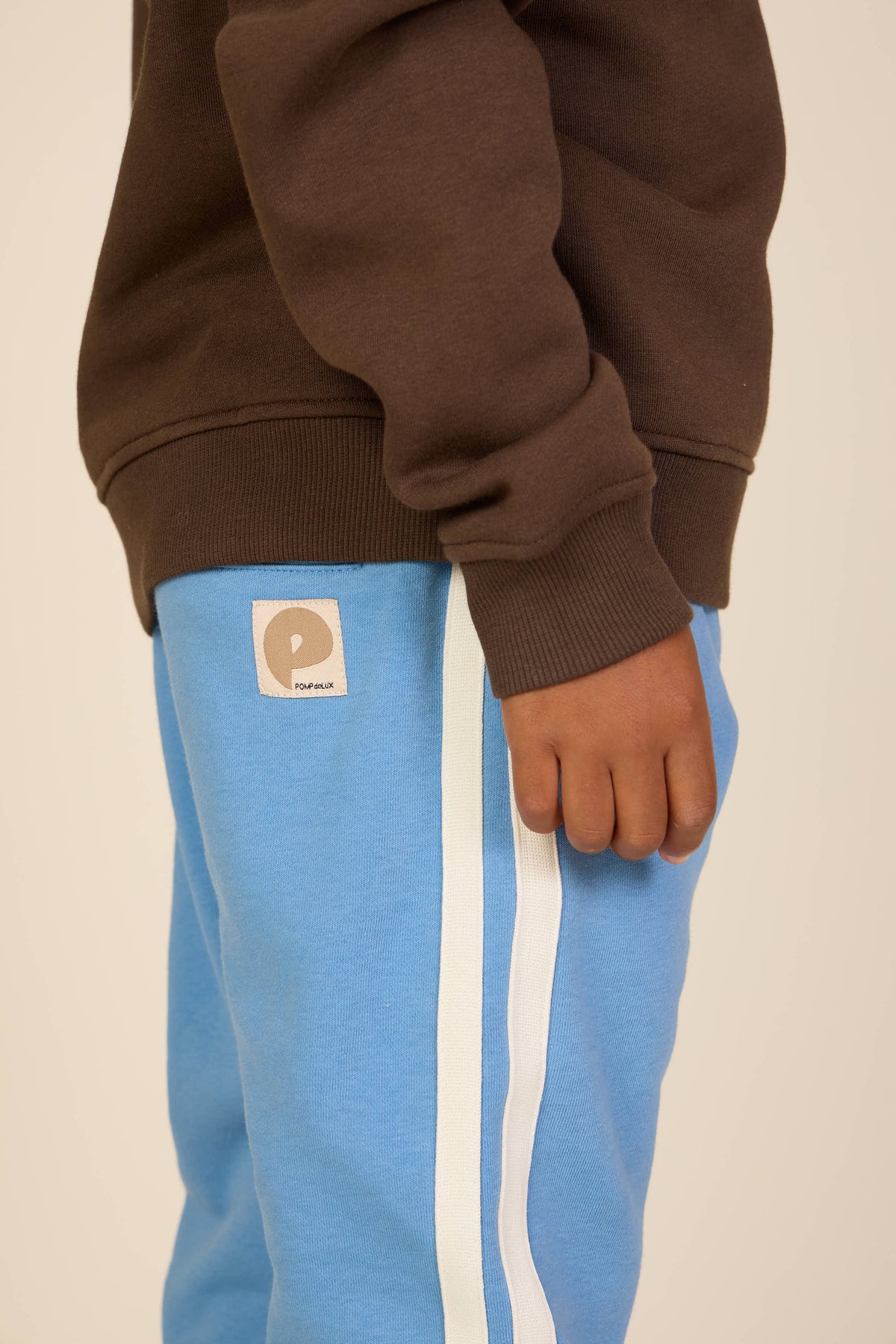 Sweat Pants with Tape - Kids - Dusty Blue | 101257 Carter