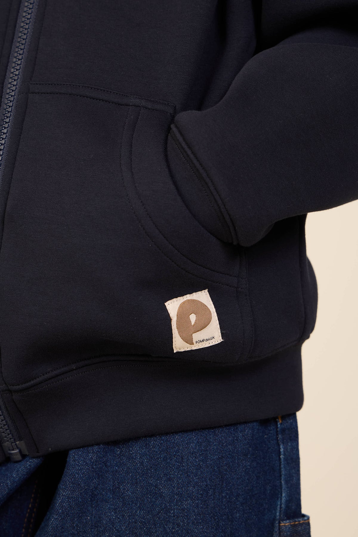 Scuba Zip Hoodie - Tween - Dark Navy | 100640 Liam