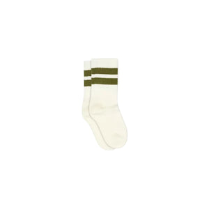 MP Retro Striped Tennis Socks - All - Moss Green | 101732 MP 79293