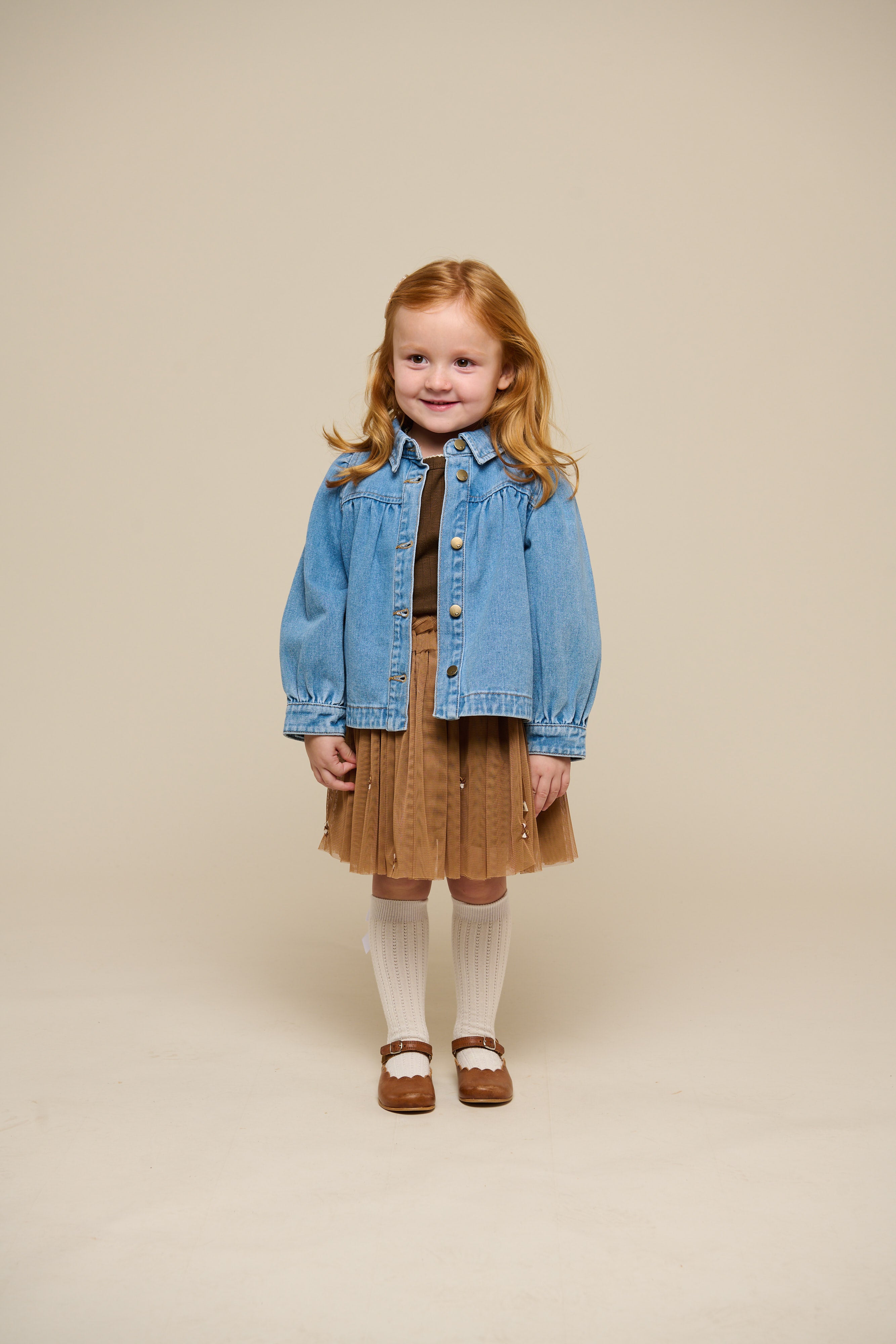 Denim Jacket - Kids - Light Blue Denim | 101014 Vera