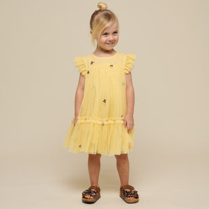 Honeybee Tulle Dress - Kids - Sunlight | 100966 Daisy