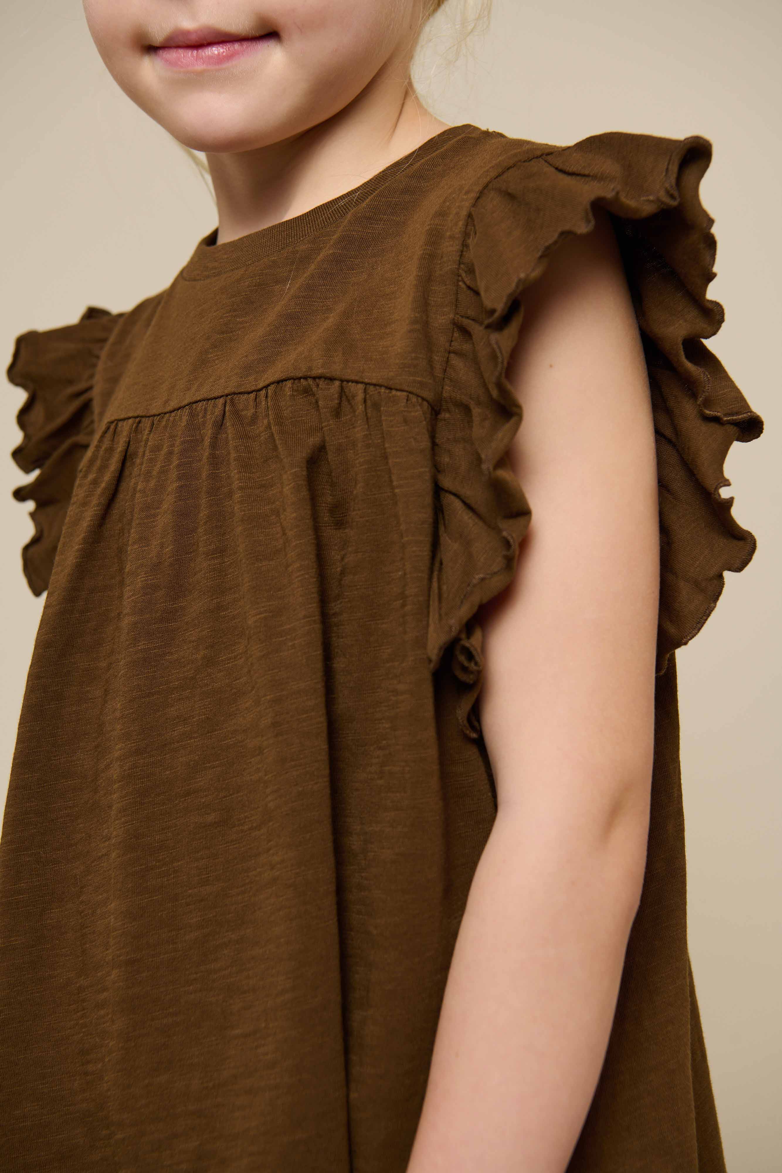 Jersey Blouse - Tween - Dark Brown | 101333 Lucia