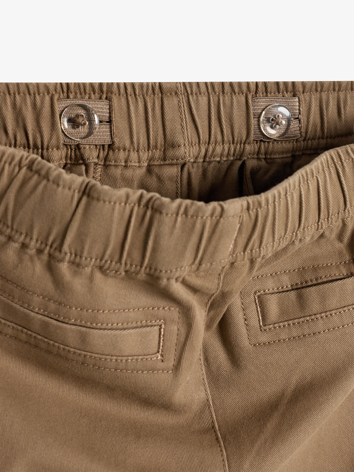 Casual Pull-on Chinos - Little - Walnut