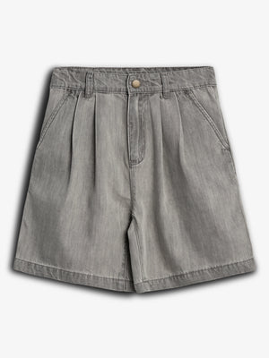 Denim Shorts - Tween - Grey Denim | 100102 Lea