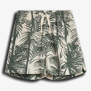 Linen Tropical Shorts - Petrol | 100109 Mateo