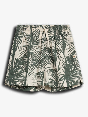 Linen Tropical Shorts - Tween - Petrol | 100398 Mateo