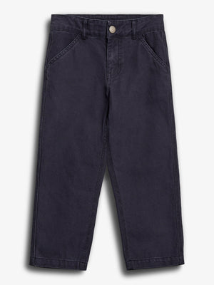 Canvas Trousers - Navy | 100116 Dereck
