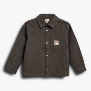 Canvas Overshirt - Tween - Dark Grey | 100346 Dereck