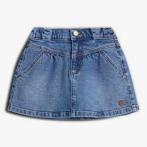 Denim Skirt - Blue Denim | 100144 Eva