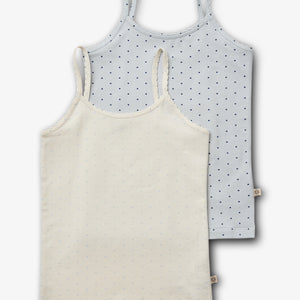 Undershirt 2-pack - Blue | 100148 Clara