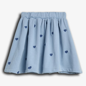 Skirt with Embroidery - Blue | 100195 Liva