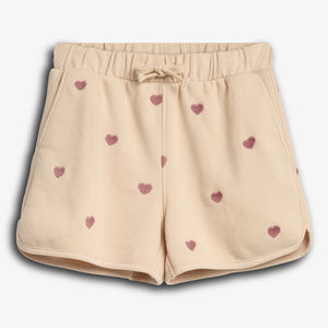 Sweat Shorts with Embroidery - Tween - Rose | 100198 Liva