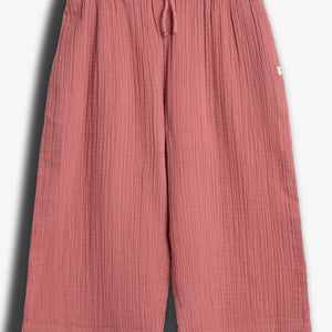 Muslin Cropped Trousers - Blush | 100290 Ella