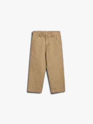 Canvas Trousers - Kids - Beige | 100114 Dereck