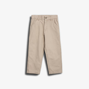 Canvas Trousers - Kids - Greige | 100115 Dereck