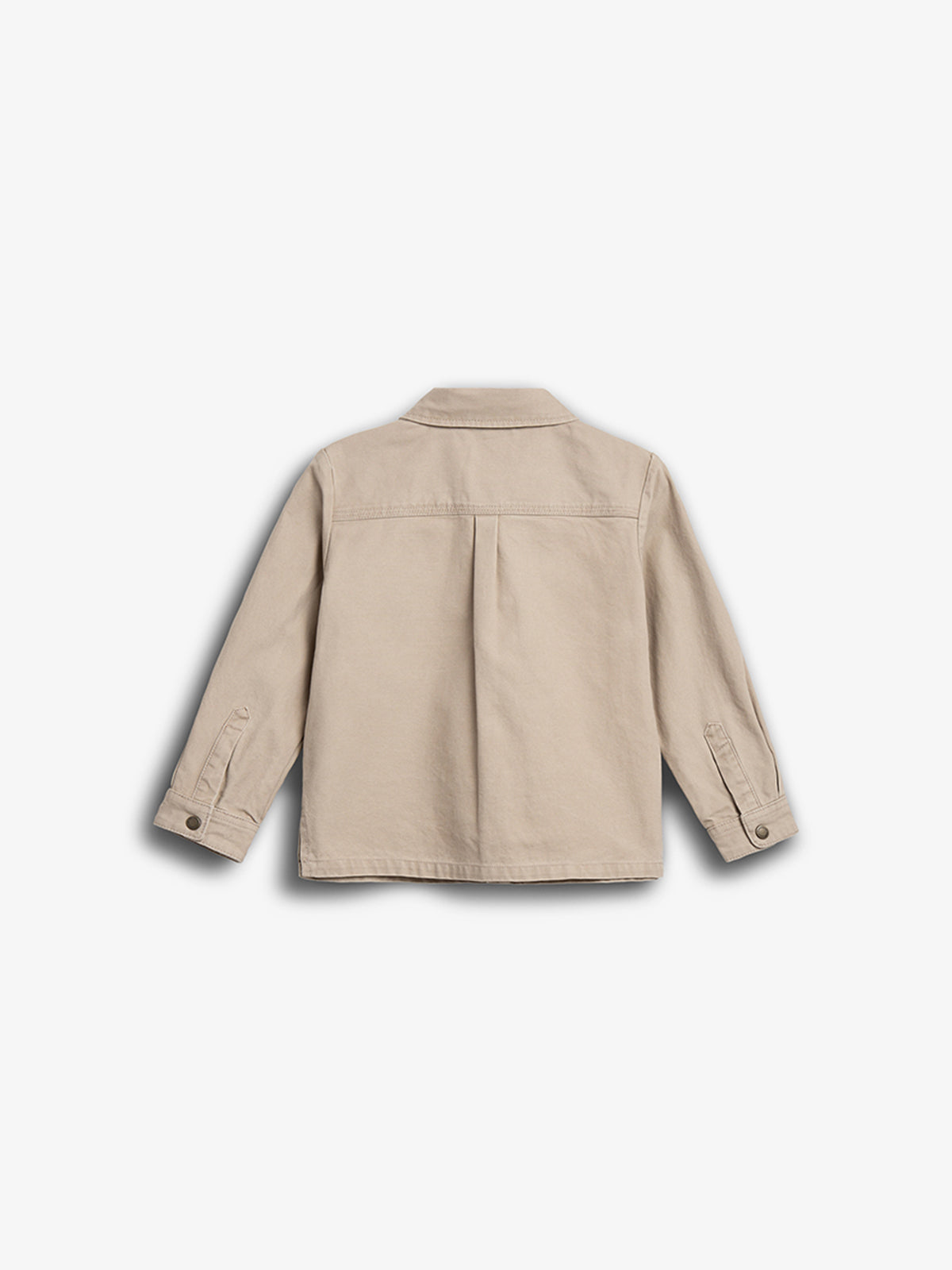 Canvas Overshirt - Kids - Greige | 100127 Dereck
