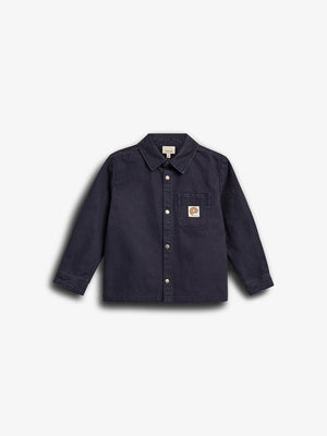 Canvas Overshirt - Kids - Navy | 100128 Dereck