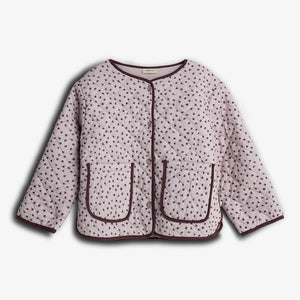 Quilted Jacket - Purple Flower | 100315 Maja