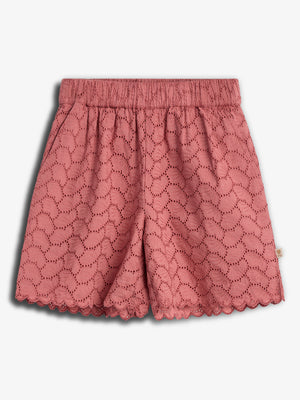 Butterfly Embroidery Shorts - Tween - Blush | 100437 Karla