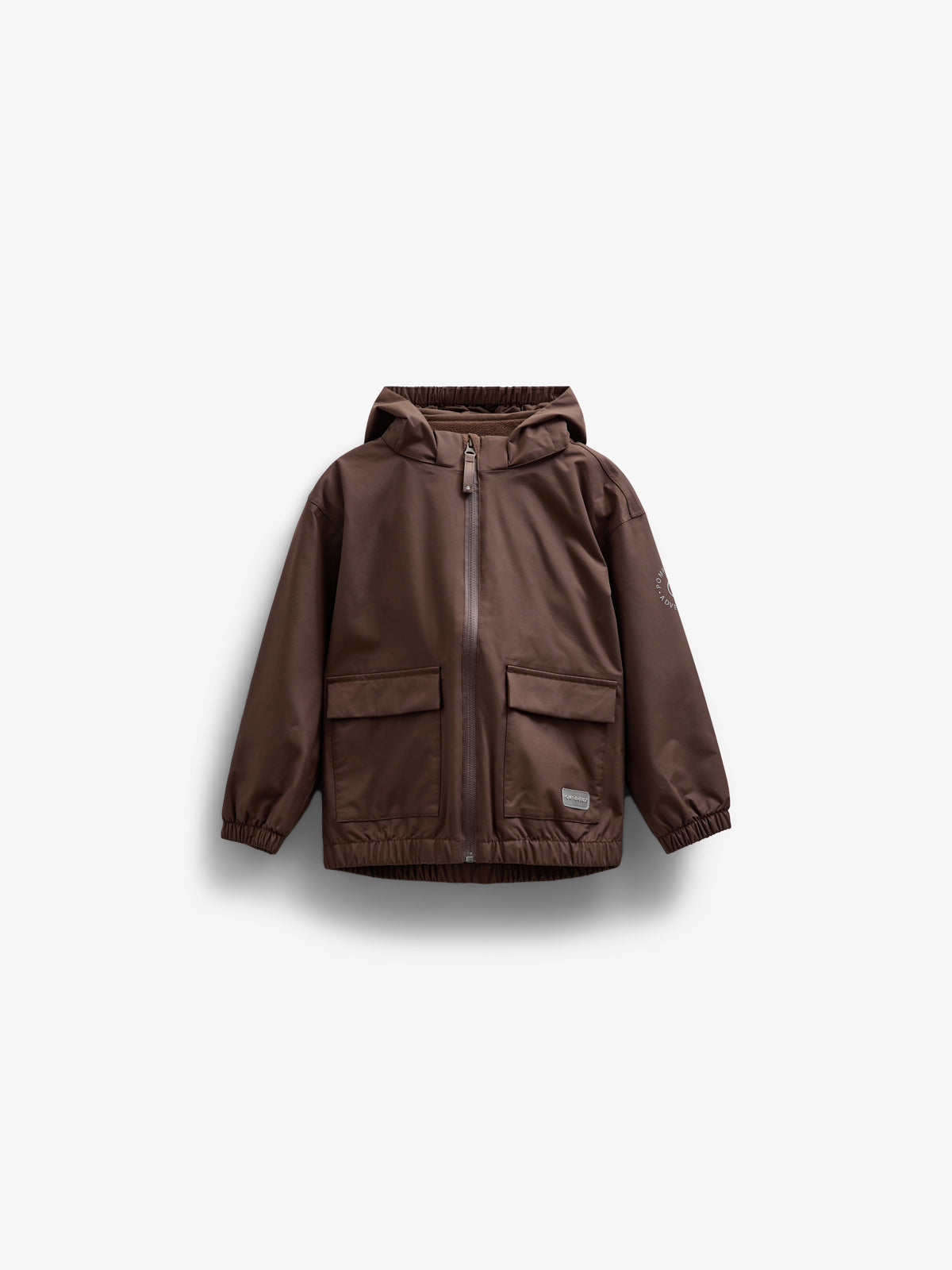 Shell Jacket with Patch Pocket - Tween - Chocolate | 100500 Luke