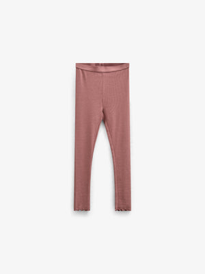 Modal Rib leggings - Tween - Old Rose | 100587 Mia