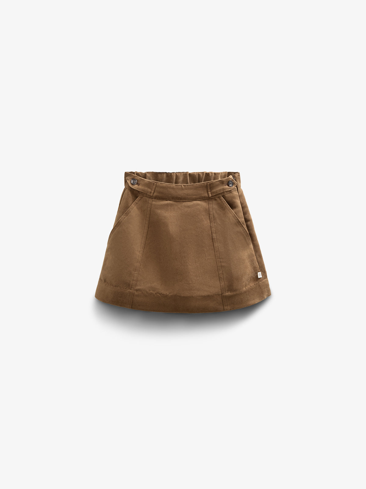 Faux Suede Skirt - Tween - Coffee | 100593 Selene