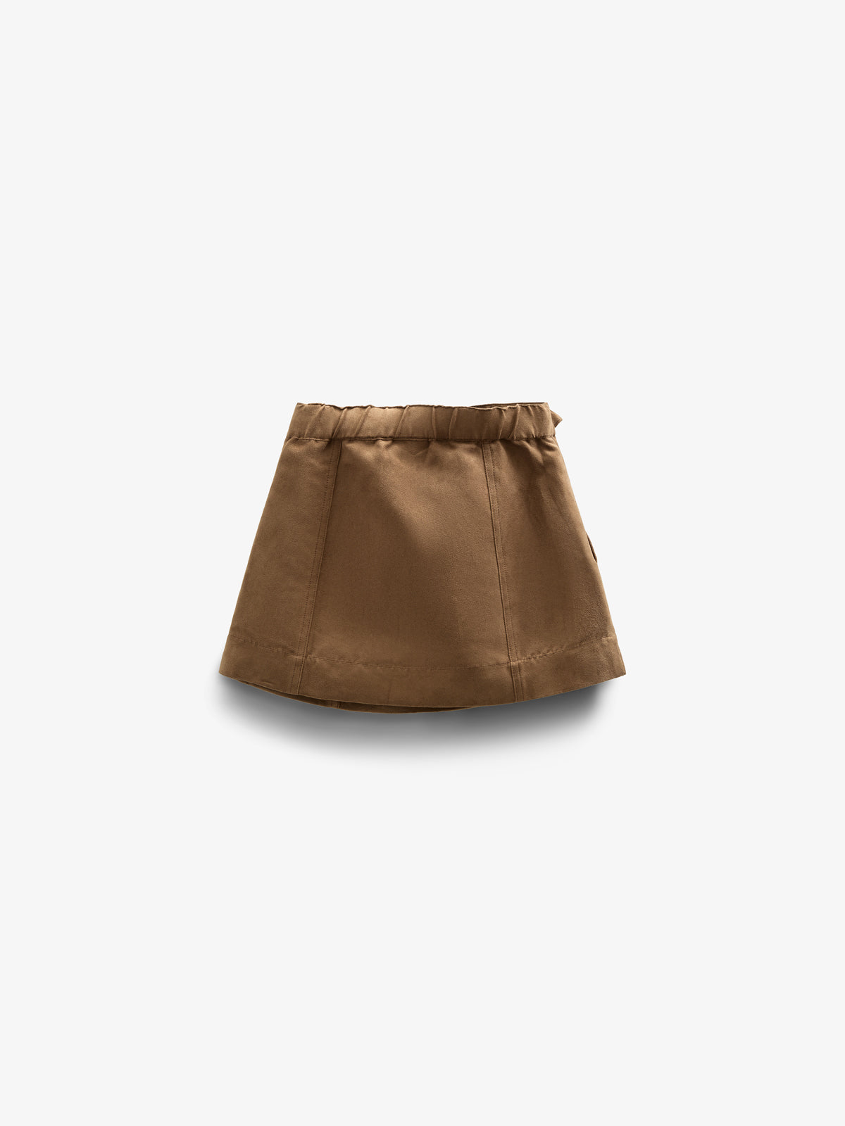Faux Suede Skirt - Tween - Coffee | 100593 Selene
