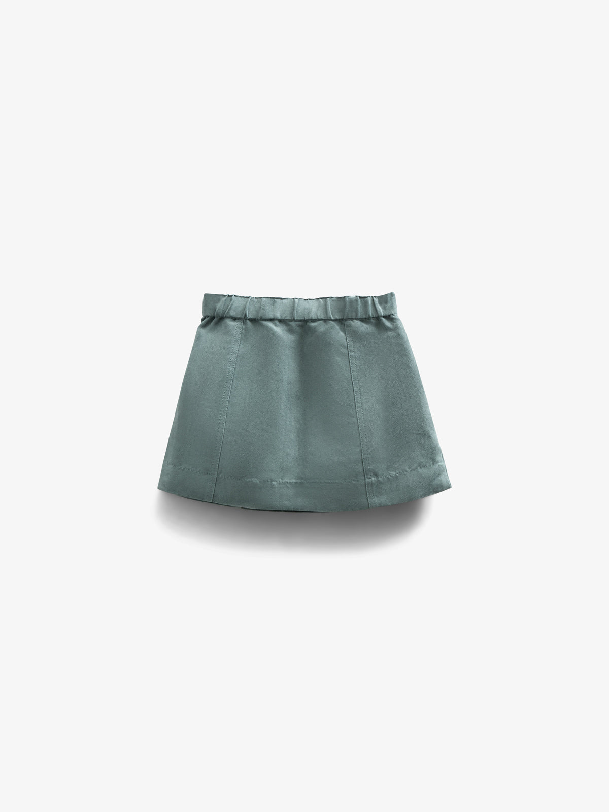 Faux Suede Skirt - Tween - Dark Green | 100595 Selene