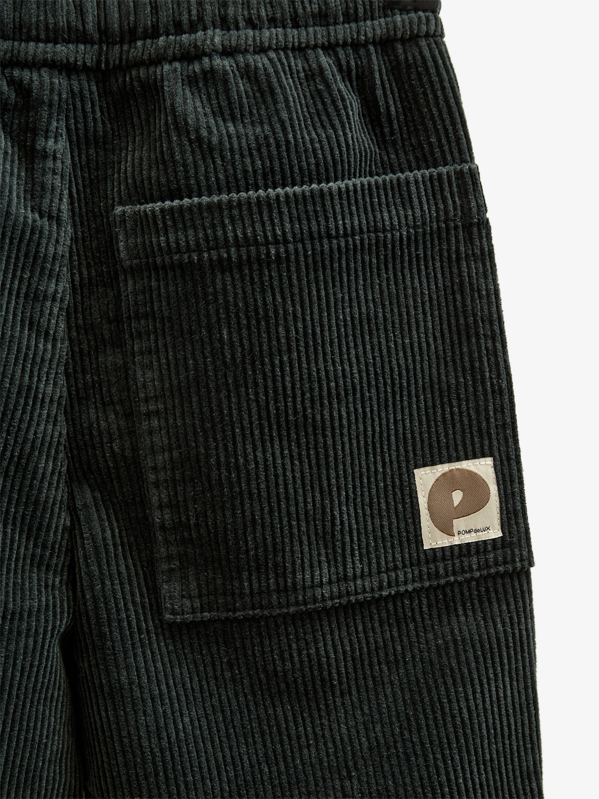 Corduroy Pull-on Trousers with String - Tween - Forest Green | 100601 Jace