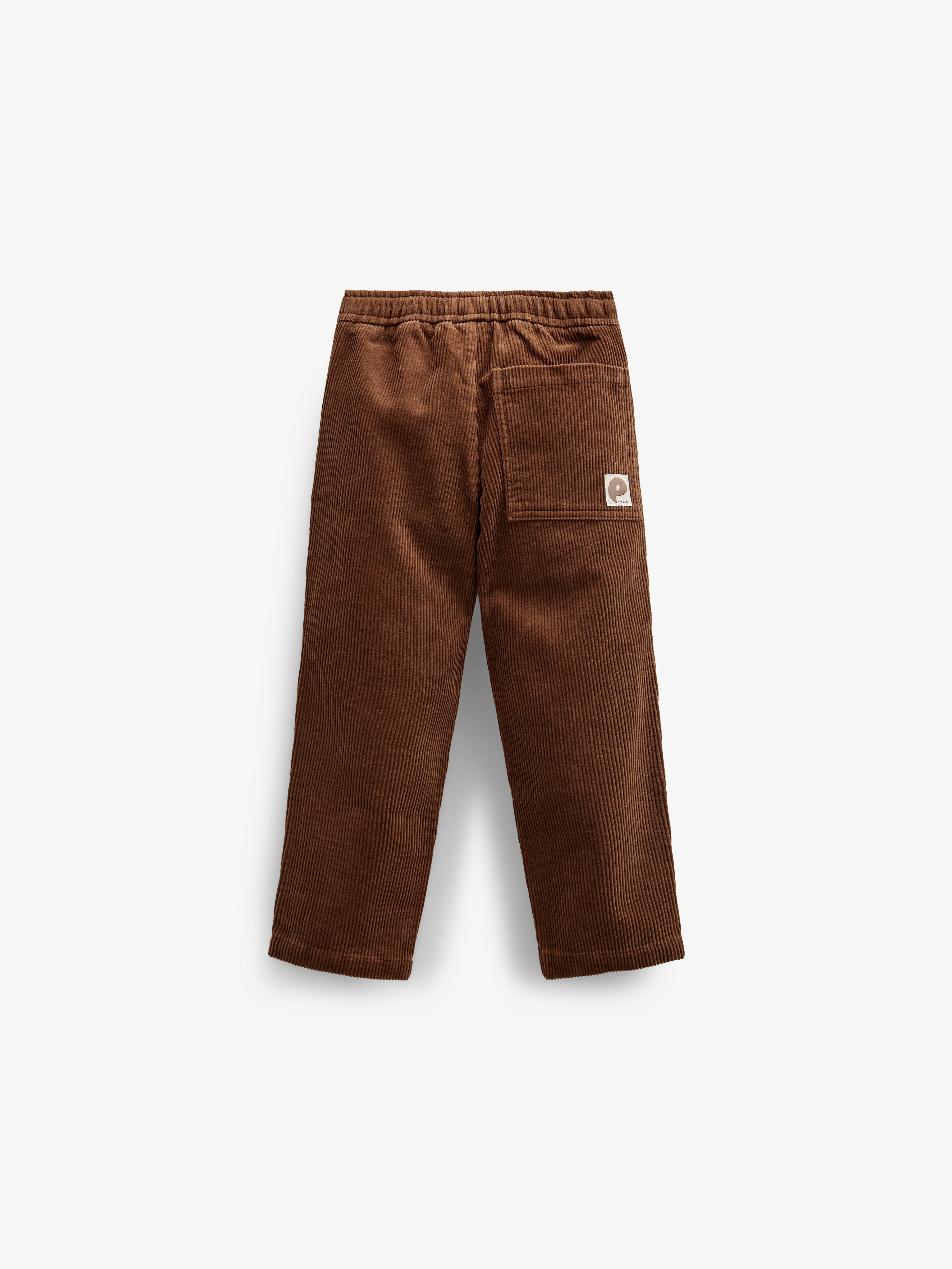 Corduroy Pull-on Trousers with String - Tween - Coffee | 100604 Jace