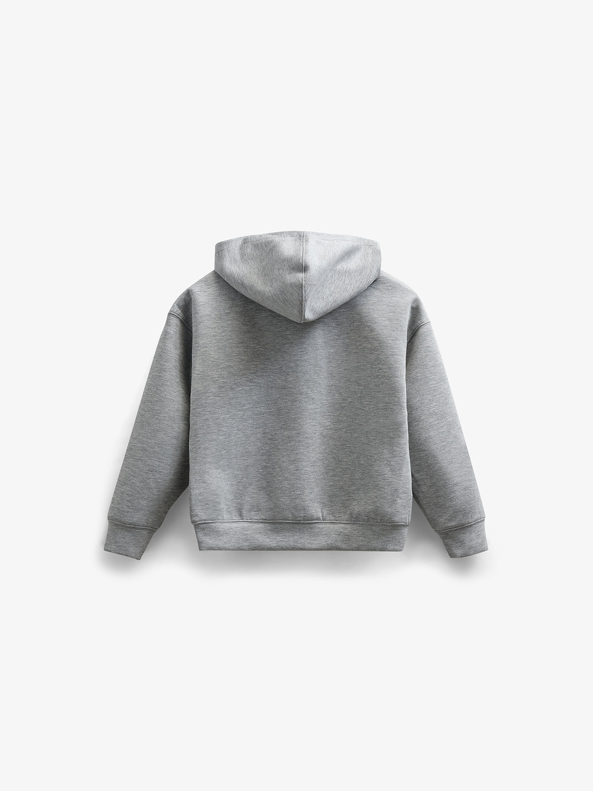 Scuba Zip Hoodie - Tween - Grey Melange | 100641 Liam