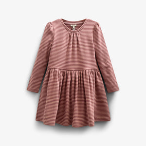 Striped Jersey Dress - Tween - Rose Stripe | 100651 Elise