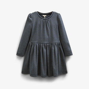 Striped Jersey Dress - Tween - Navy Stripe | 100653 Elise
