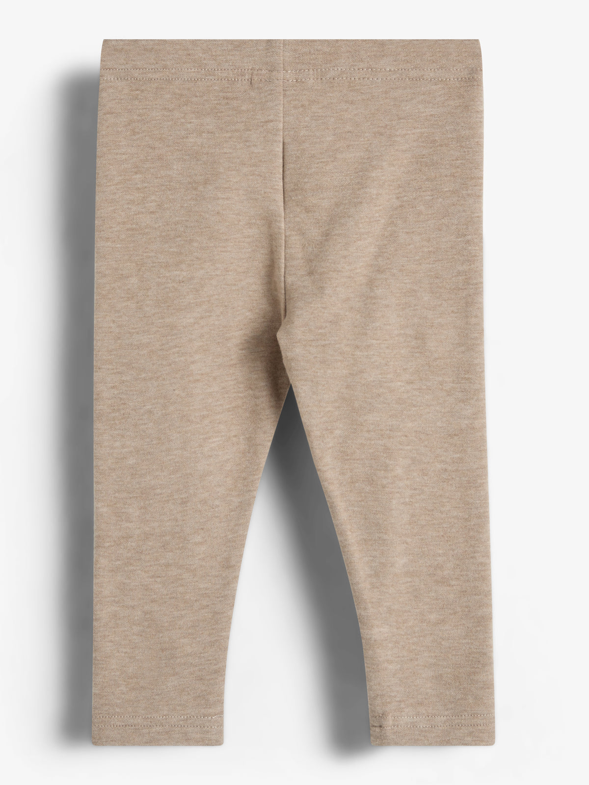 Plush Jersey Leggings - Little - Beige Melange