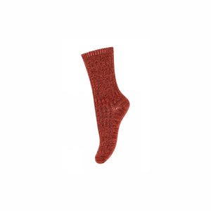 MP Wool Slouch Socks - All - Burgundy Melange | 100777 MP Noa Socks