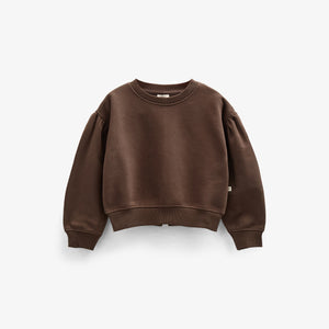 Bow Detail Sweatshirt - Kids - Chocolate | 100814 Ruth
