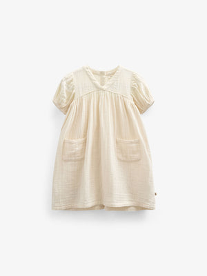 Gauze Dress - Kids - Off White | 100914 Jasmine
