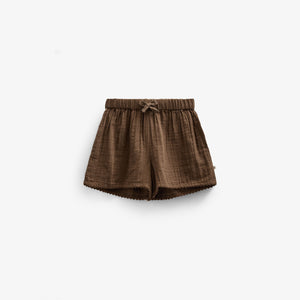 Gauze Shorts - Tween - Dark Brown | 100923 Jasmine