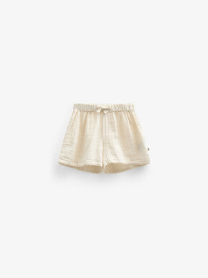 Gauze Shorts - Kids - Off White | 100924 Jasmine