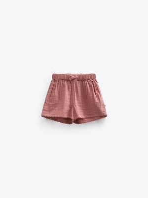 Gauze Shorts - Kids - Old Rose | 100926 Jasmine