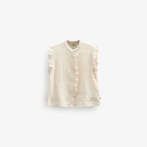 Gauze Sleeveless Top - Tween - Off White | 100931 Jasmine