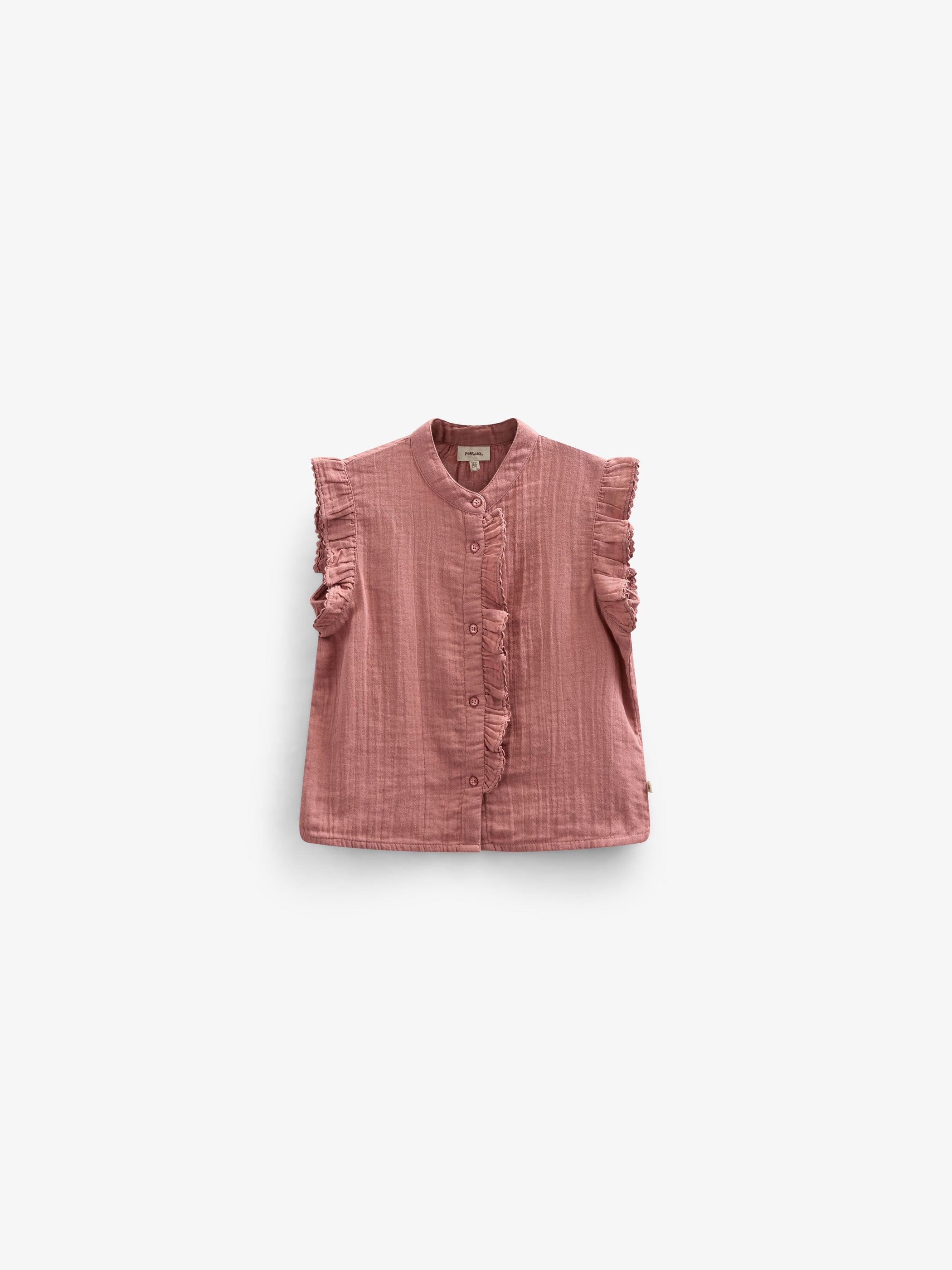 Gauze Sleeveless Top - Kids - Old Rose | 100932 Jasmine
