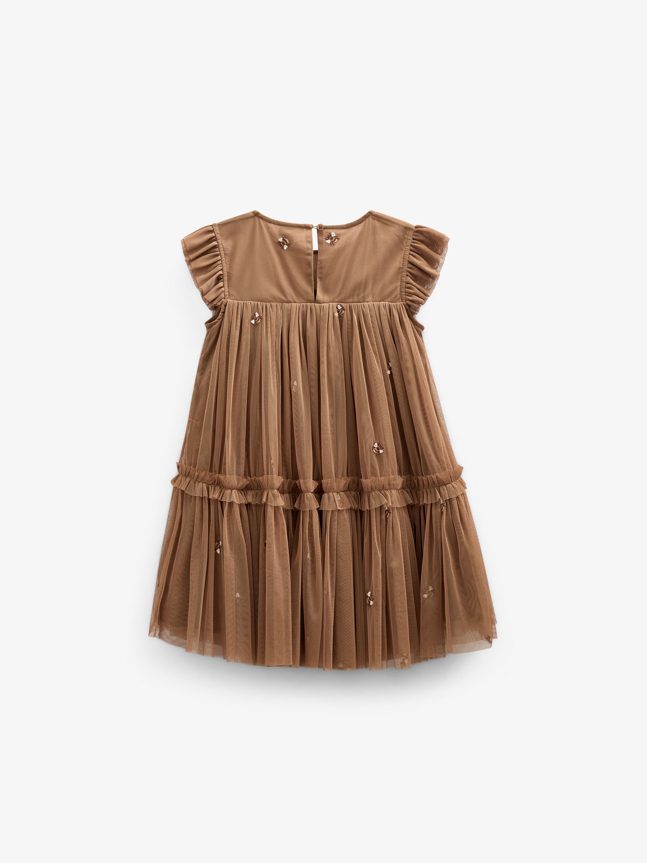 Honeybee Tulle Dress - Kids - Coconut | 100964 Daisy
