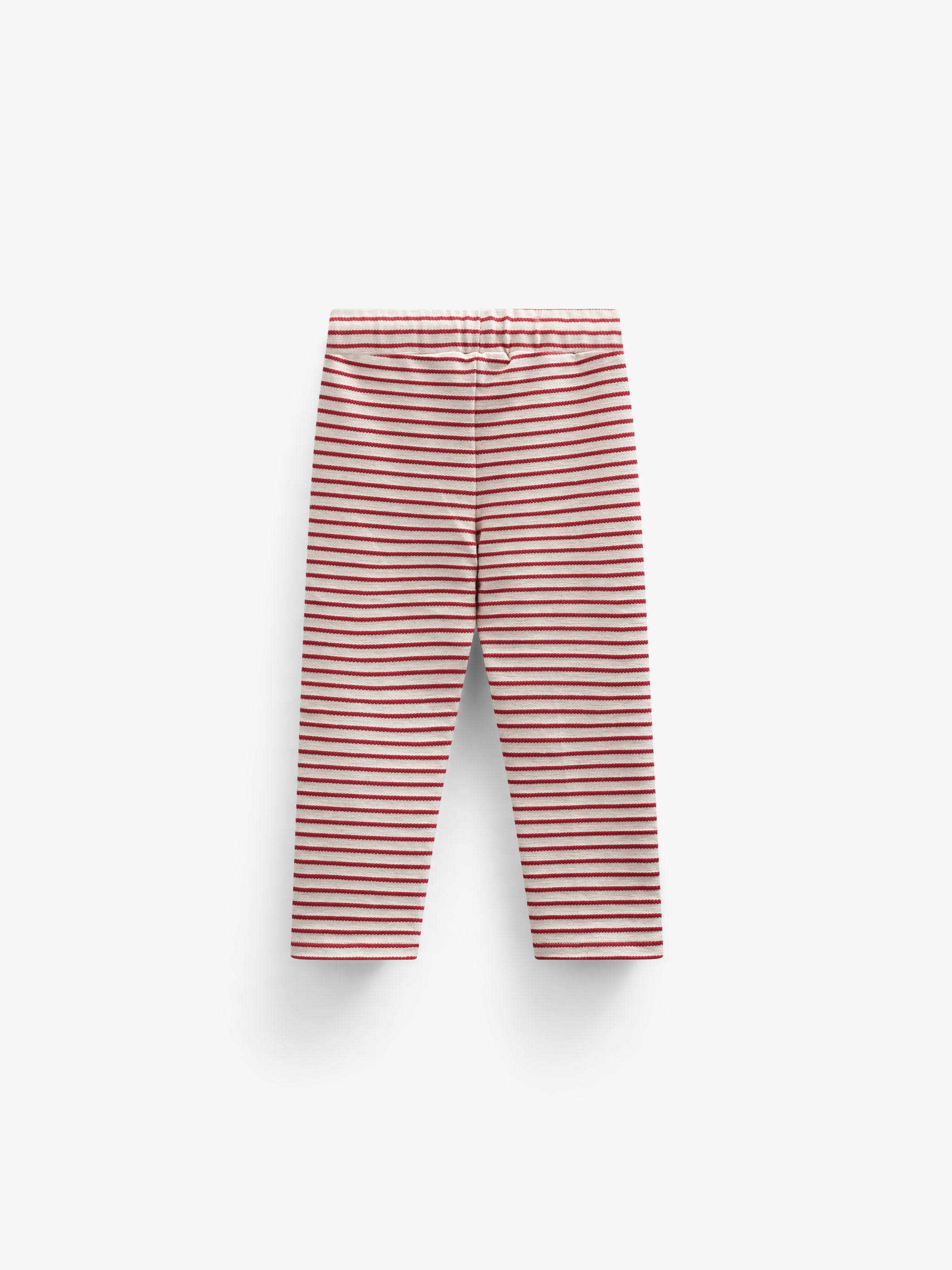 Striped Jersey Trousers - Kids - Cherry Red | 100999 Emmie