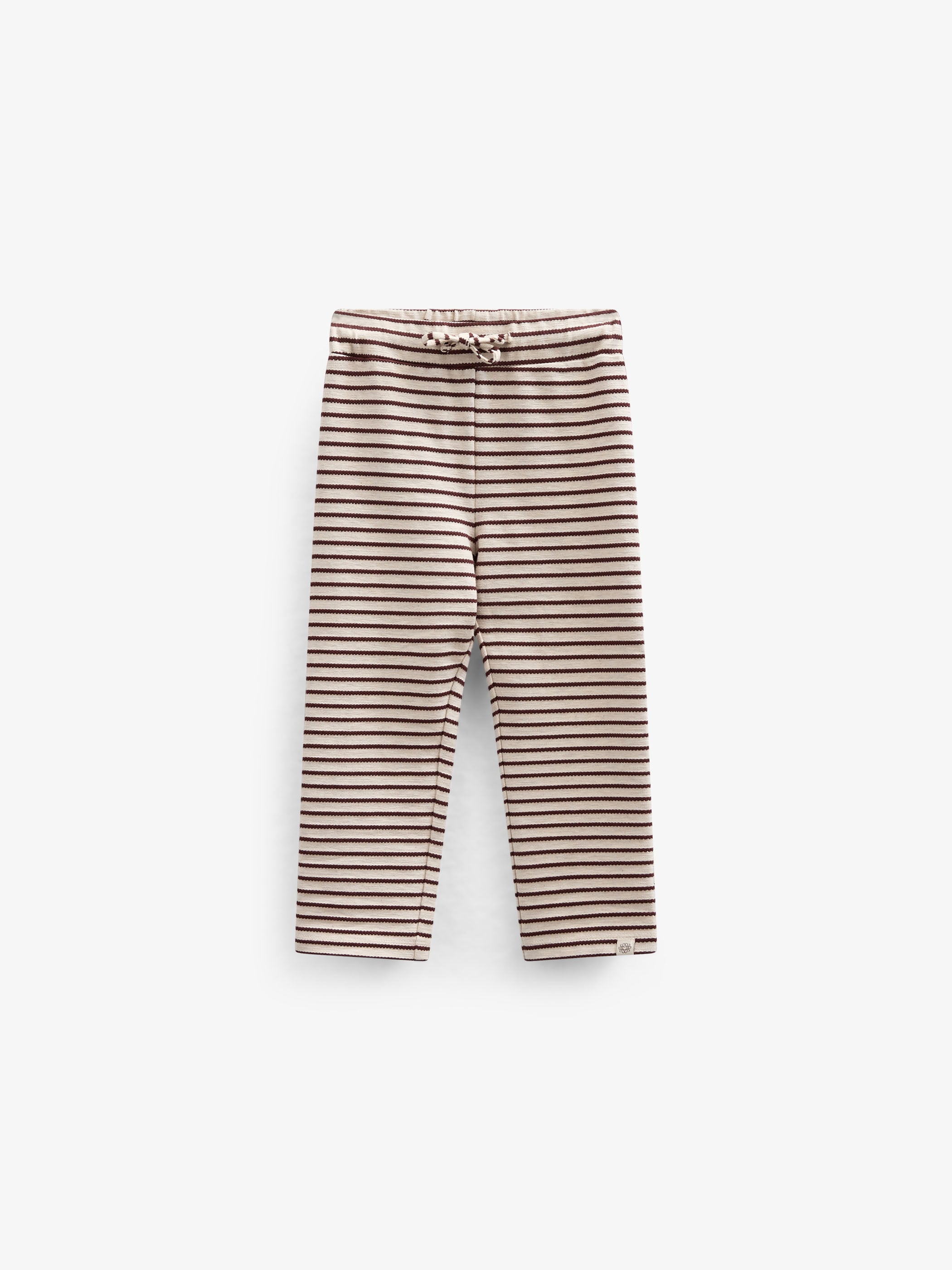 Striped Jersey Trousers - Kids - Brown | 101000 Emmie