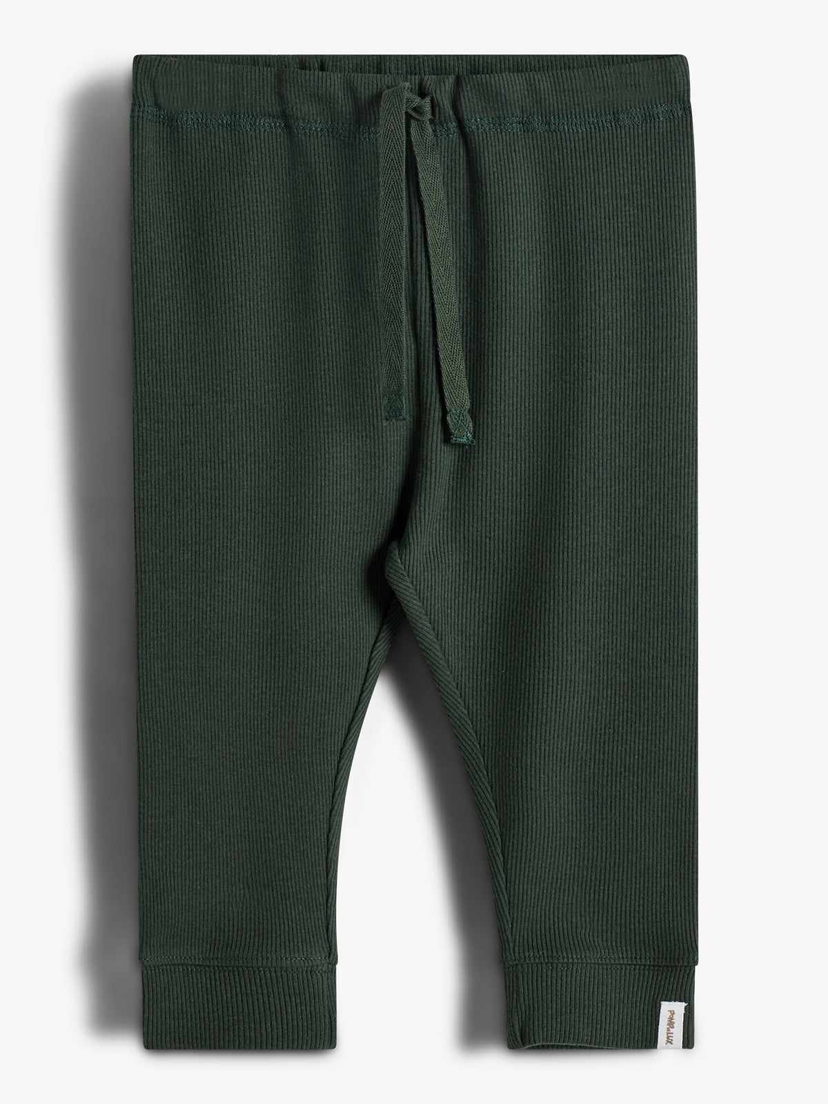 Basic Rib Trousers - Little - Dark Green