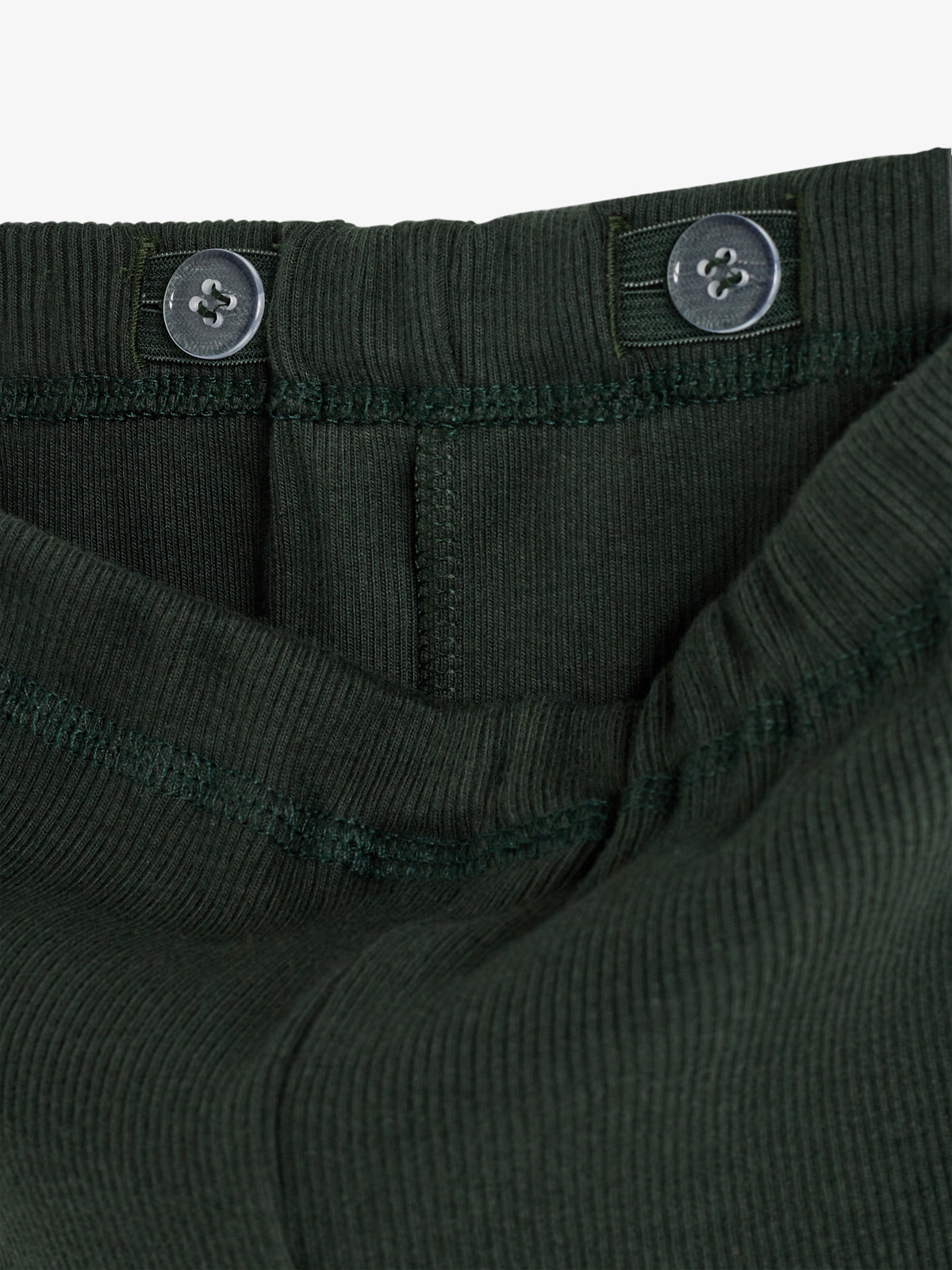 Basic Rib Trousers - Little - Dark Green